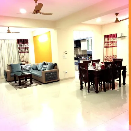 Deluxe Ac Room In 3Bhk Corporate Service Aparment Manyata Tech Park